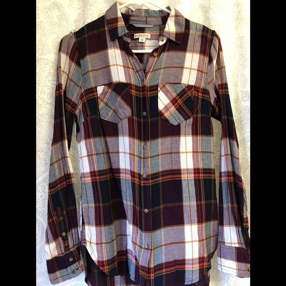 Flannel button down